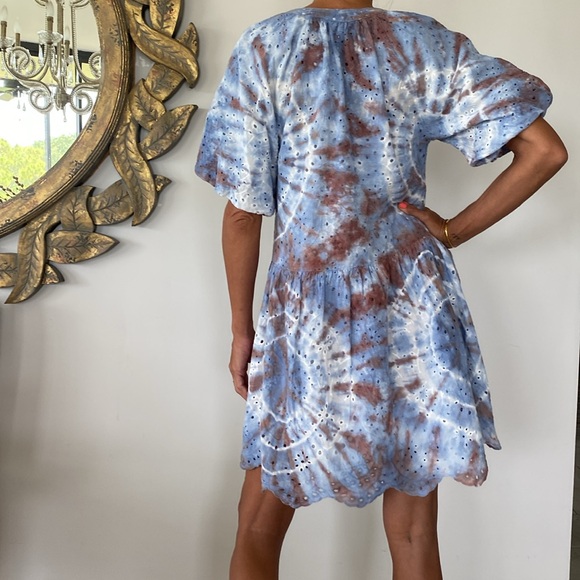 Stitchdrop eyelet tie dye dress - Picture 5 of 14